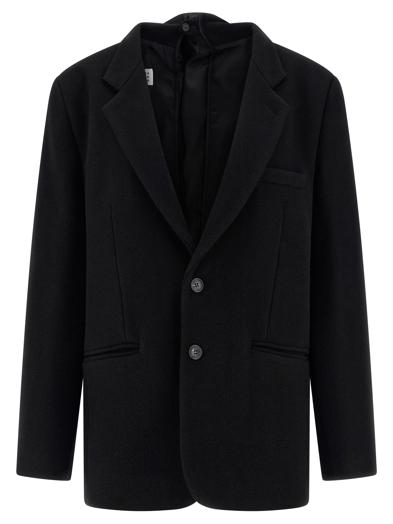 Black Virgin Wool Blazer