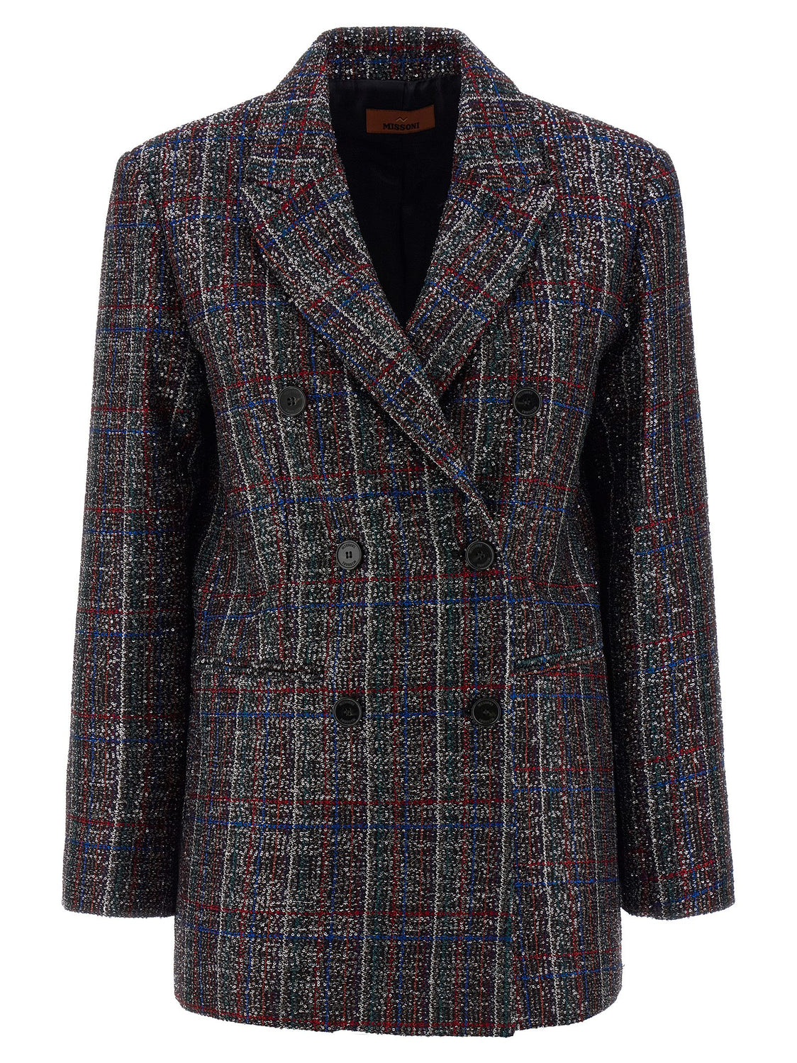 Multicolor Viscose Blazer
