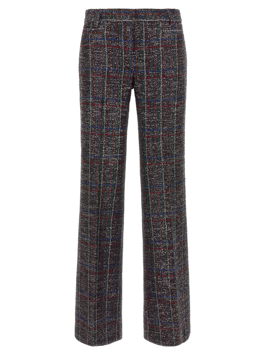 Multicolor Viscose Flared Pants