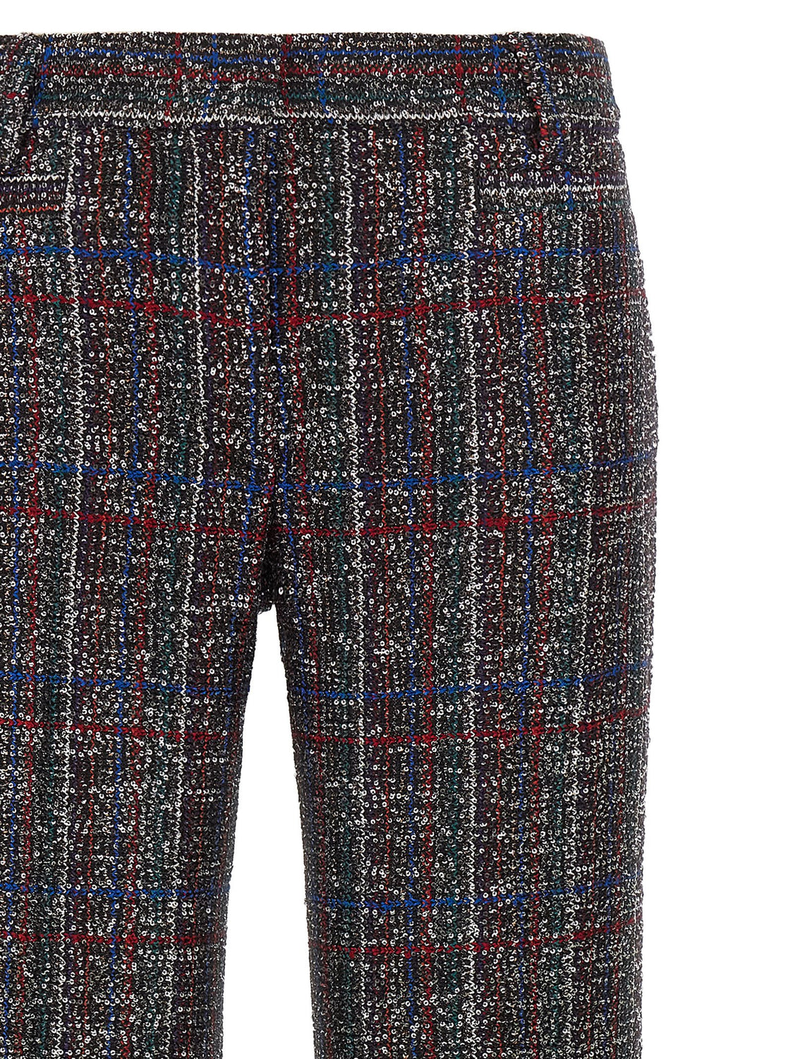 Multicolor Viscose Flared Pants