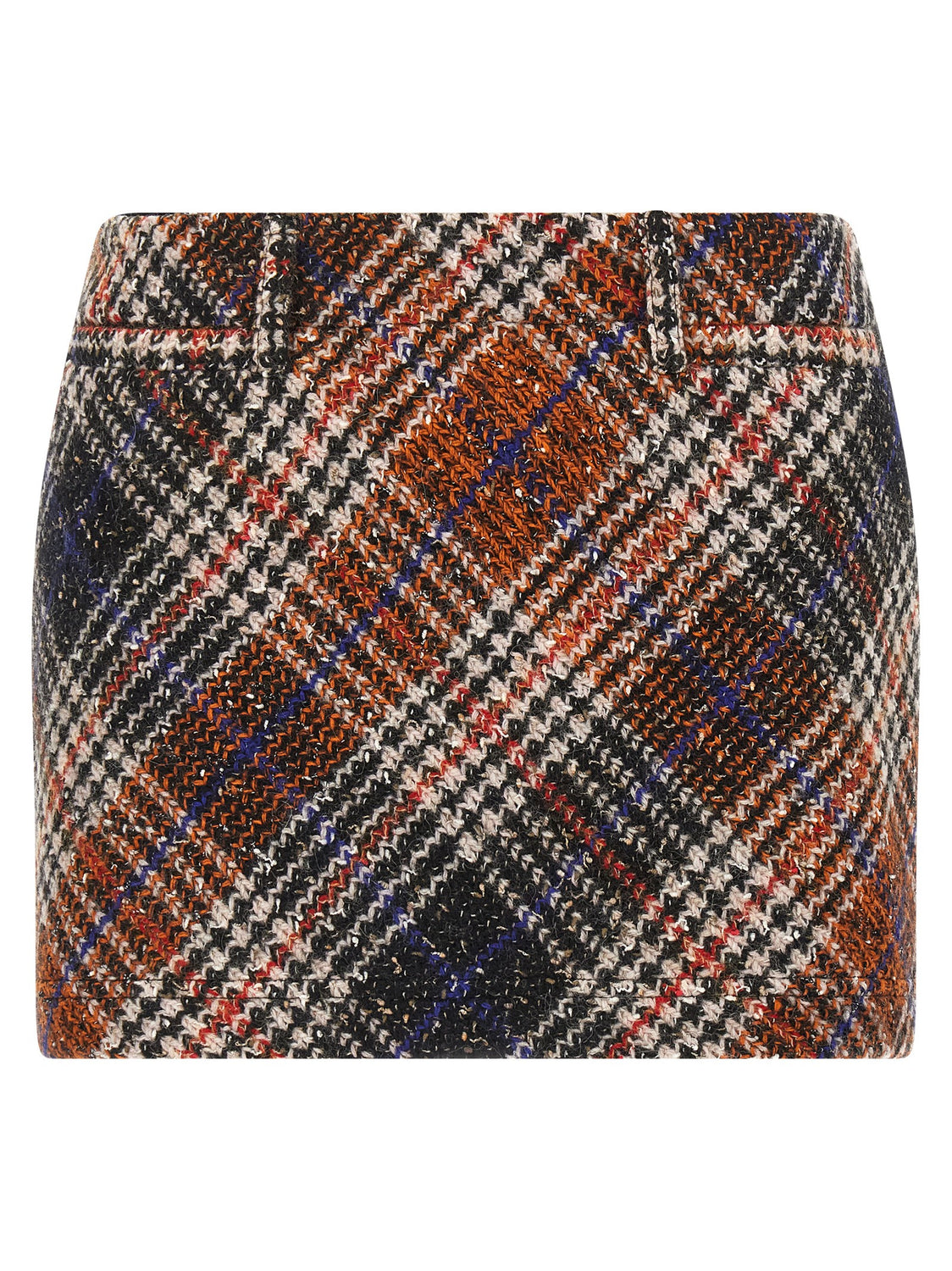 Multicolor Wool Long Skirt