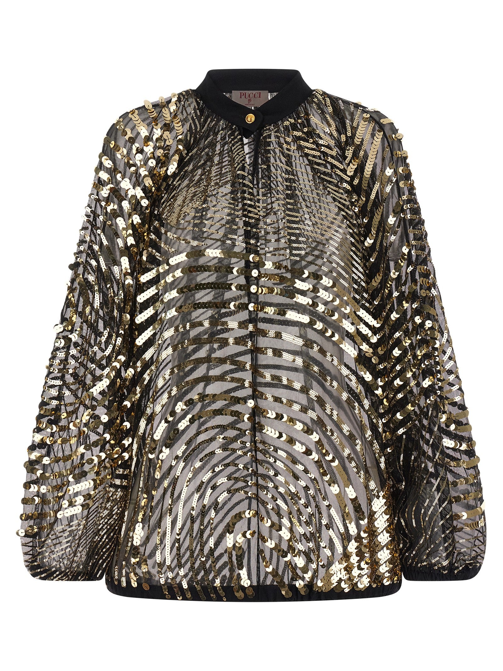 Black Polyamide Blouse