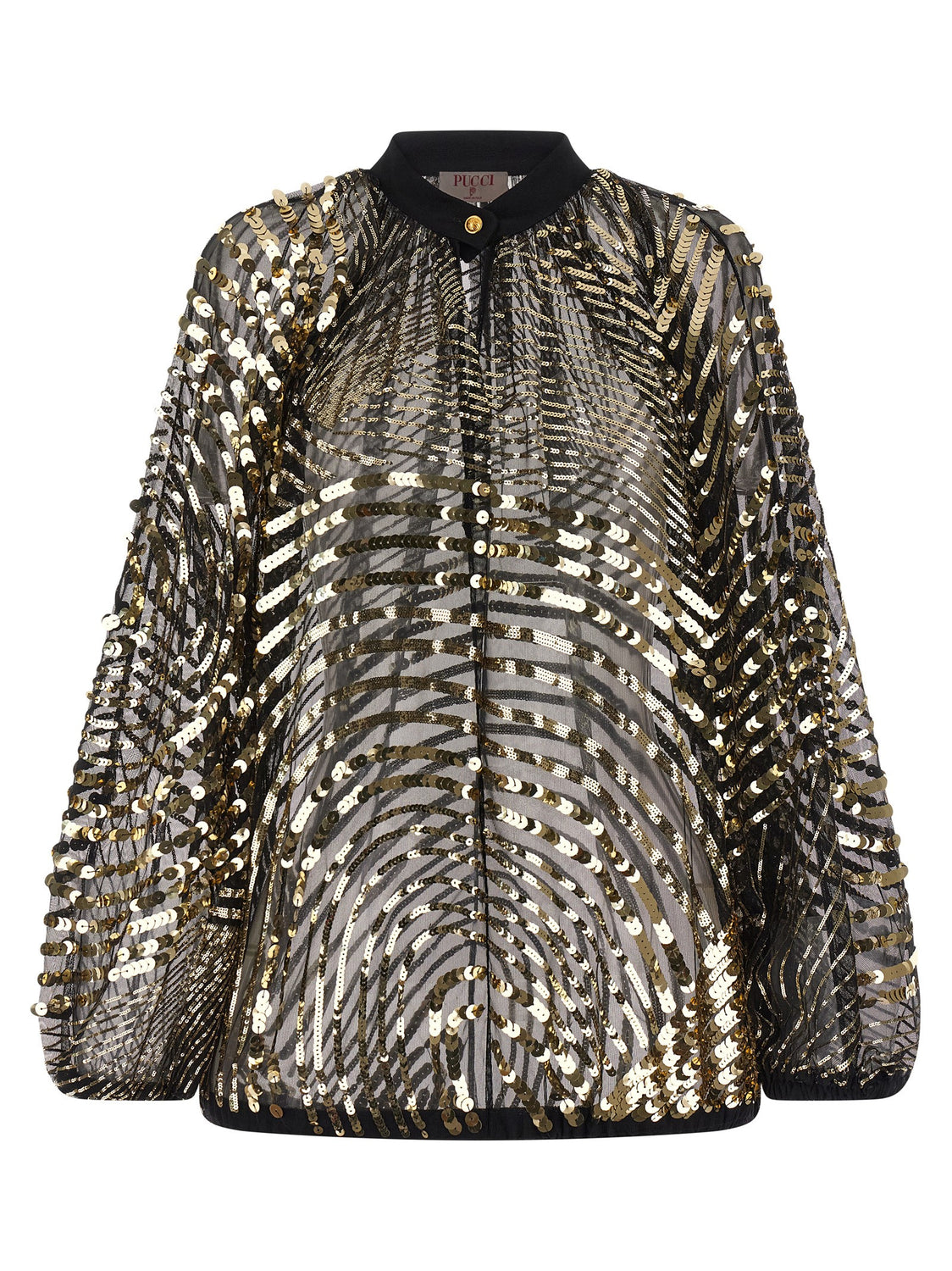 Black Polyamide Blouse