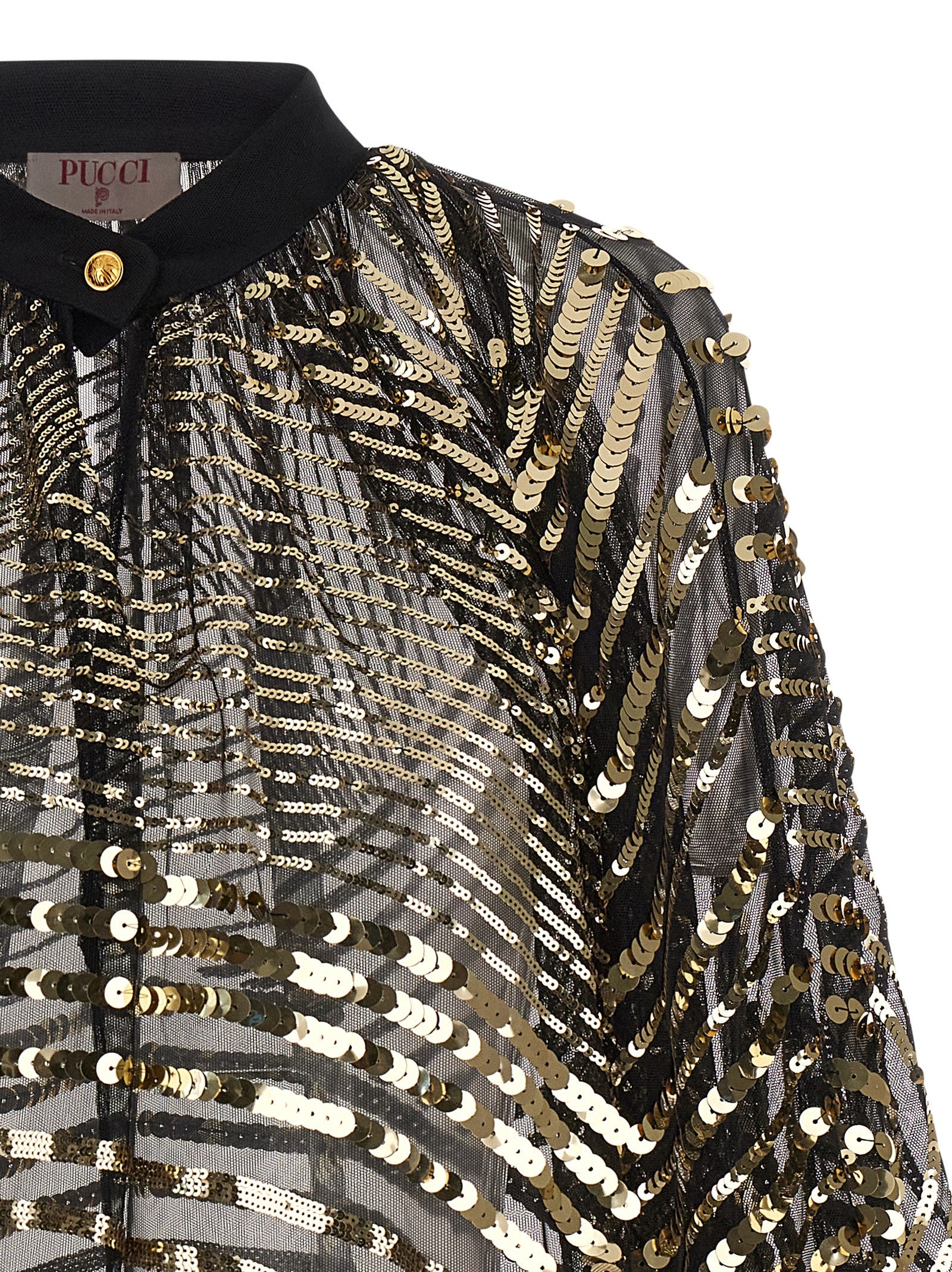 Black Polyamide Blouse