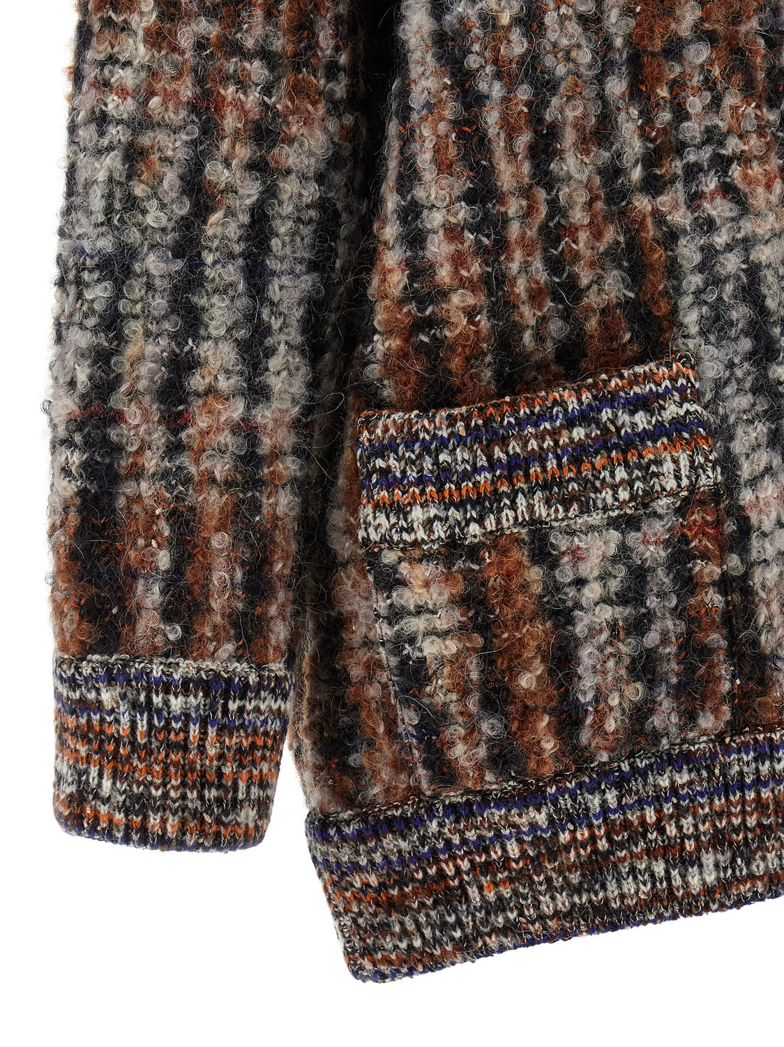 Multicolor Wool Cardigan