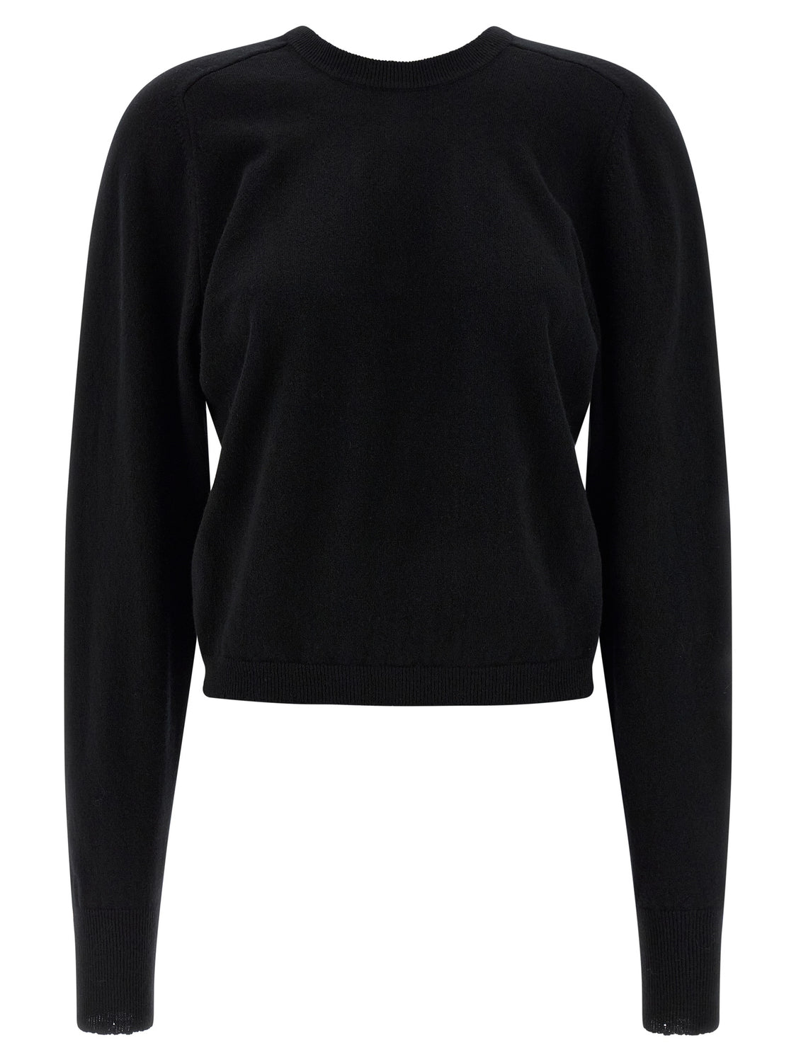 Black Virgin Wool Cardigan