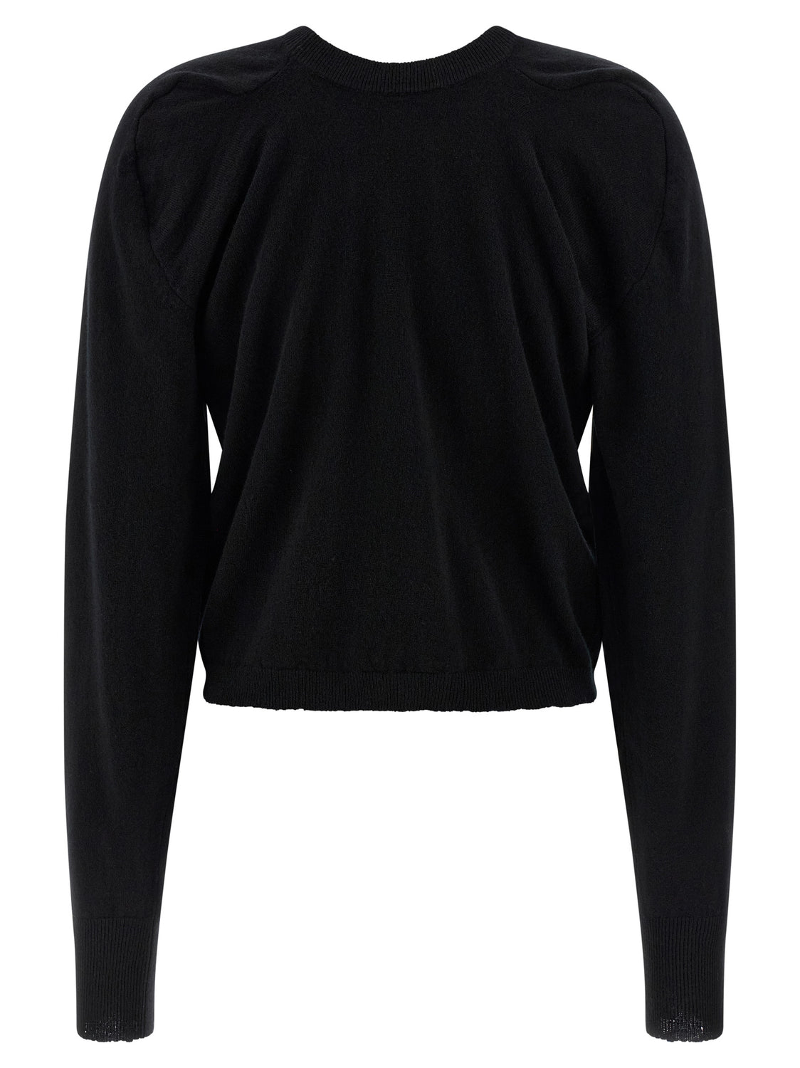 Black Virgin Wool Cardigan