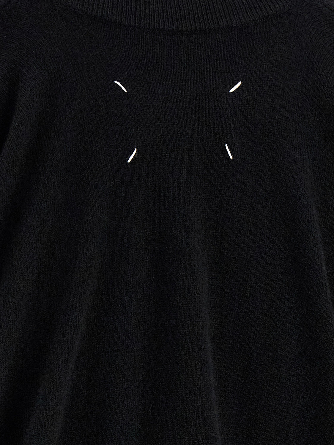 Black Virgin Wool Cardigan