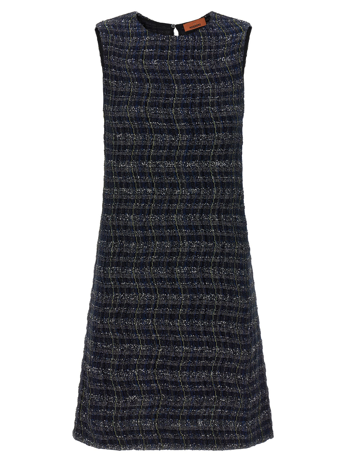 Multicolor Viscose Short Dress