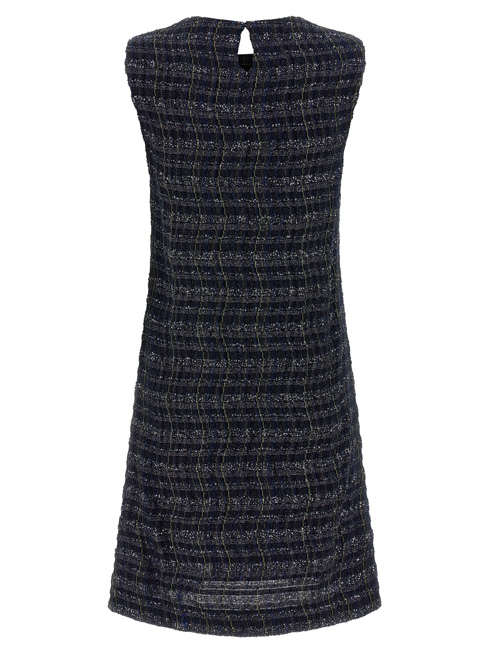 Multicolor Viscose Short Dress