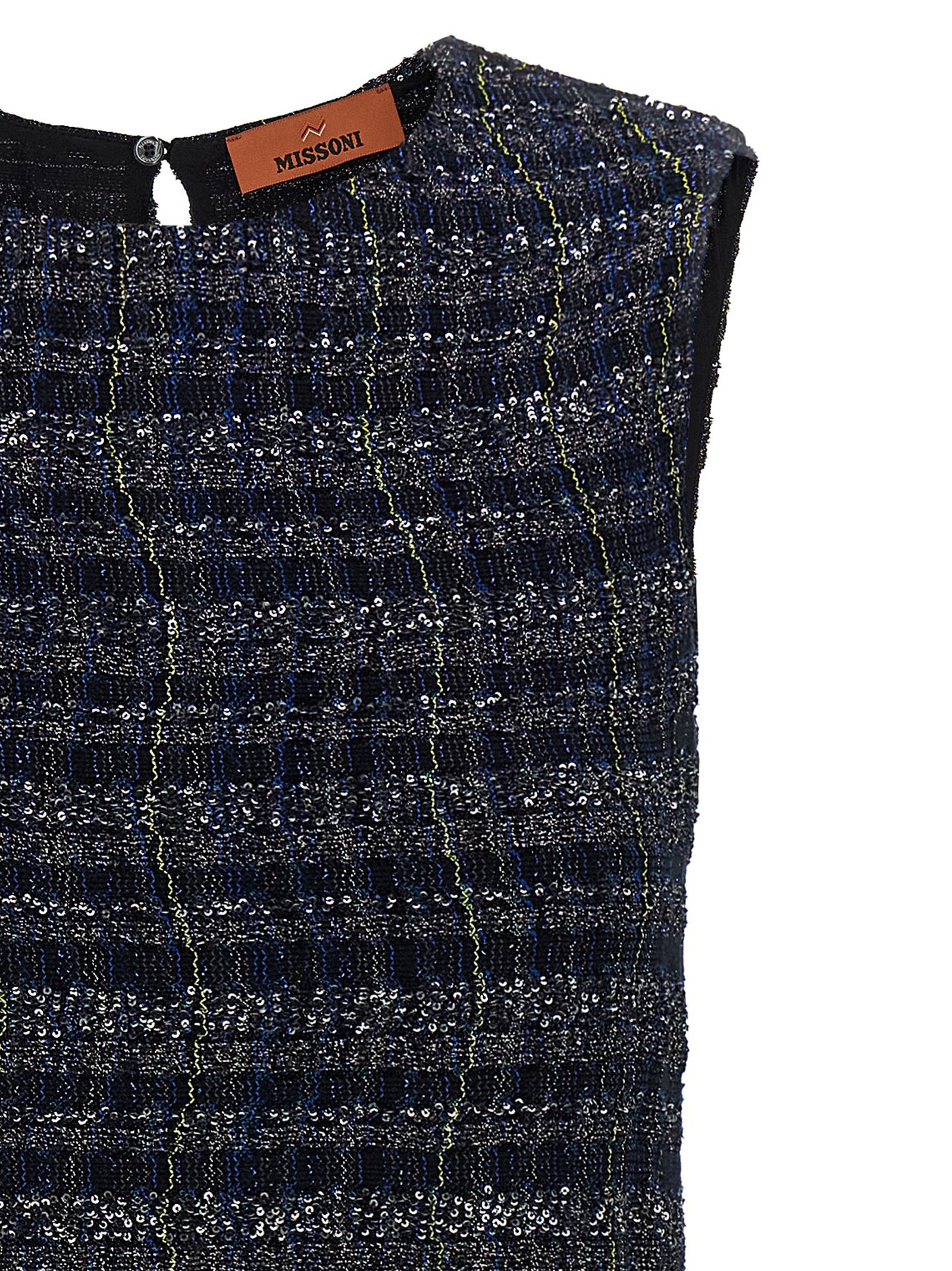 Multicolor Viscose Short Dress