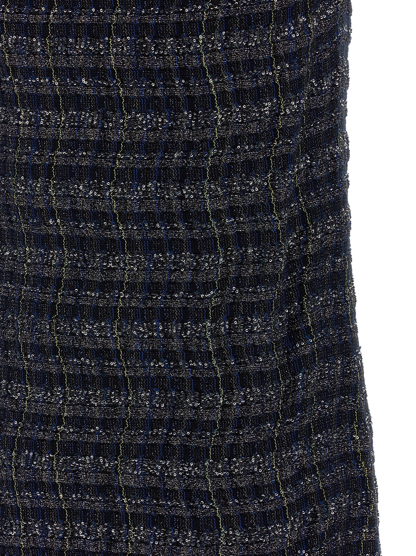 Multicolor Viscose Short Dress