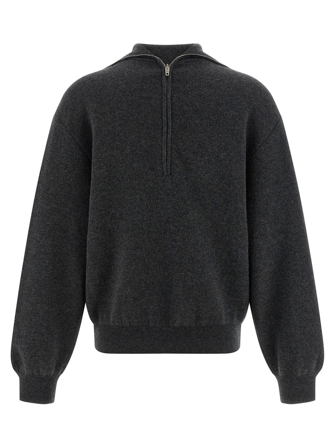 Gray Wool Cardigan