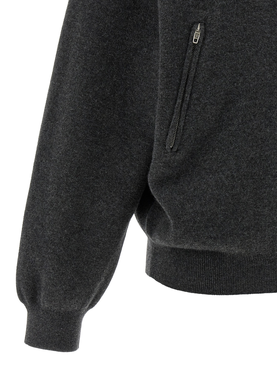 Gray Wool Cardigan