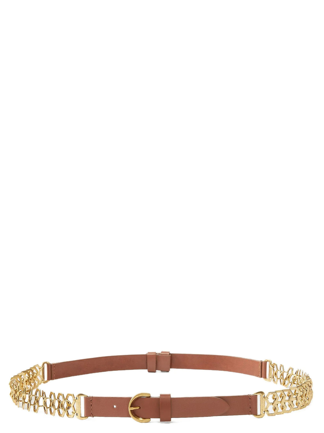 Brown Calfskin Regular Belt
