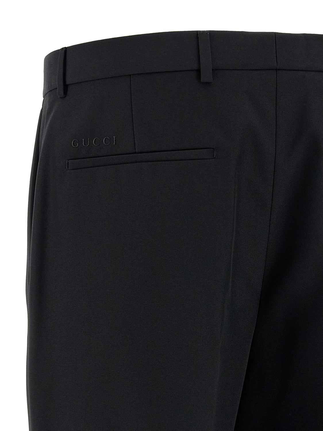 Black Polyester Dress Pants