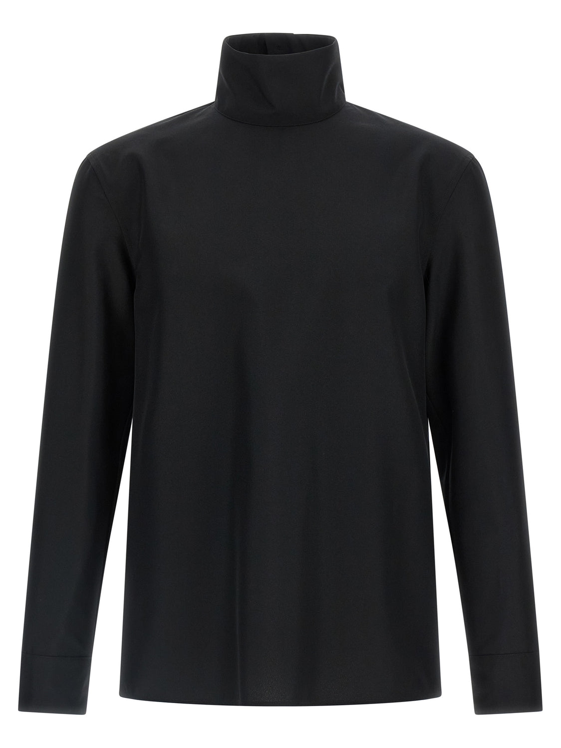 Black Polyester Blouse