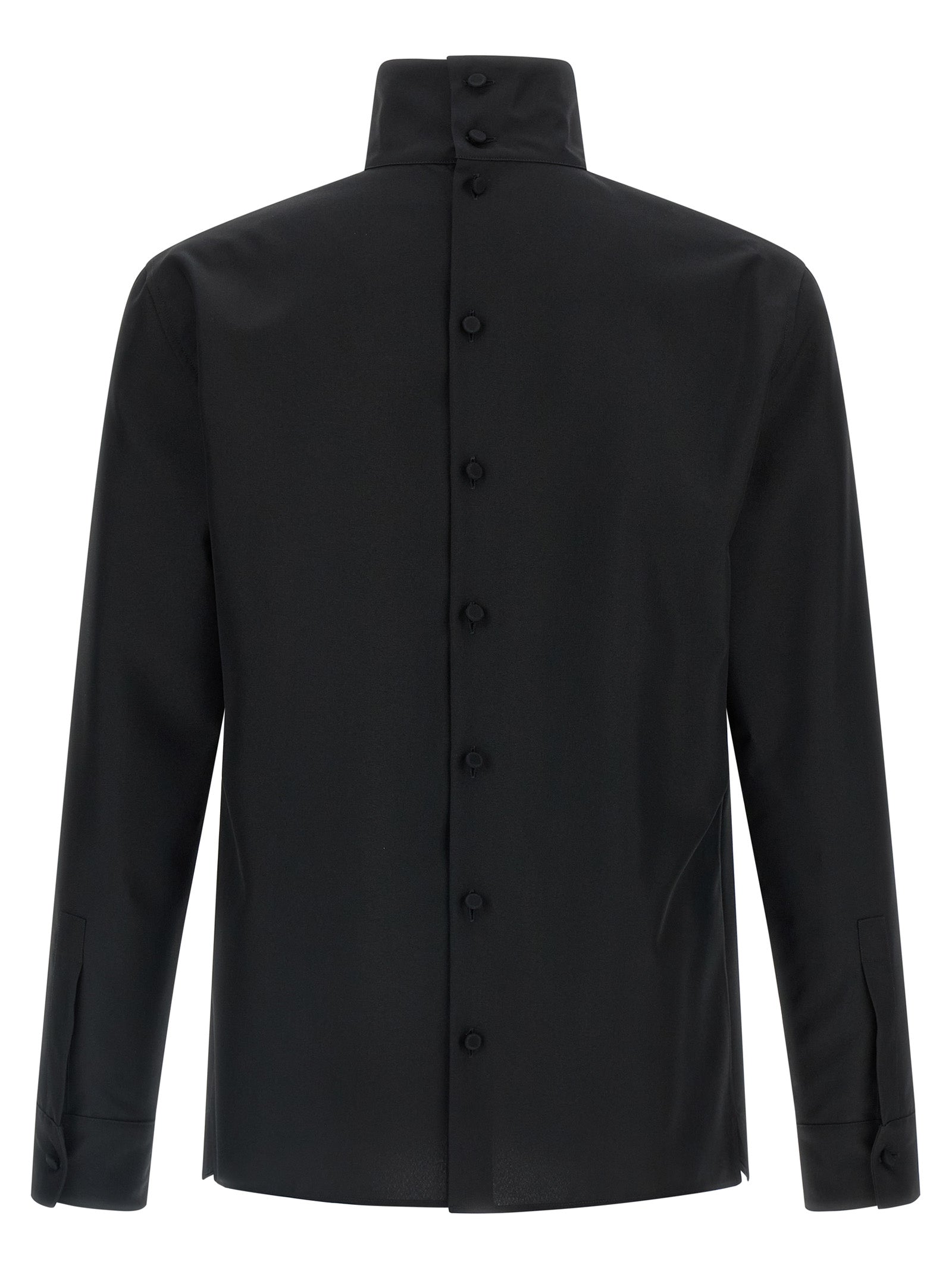 Black Polyester Blouse