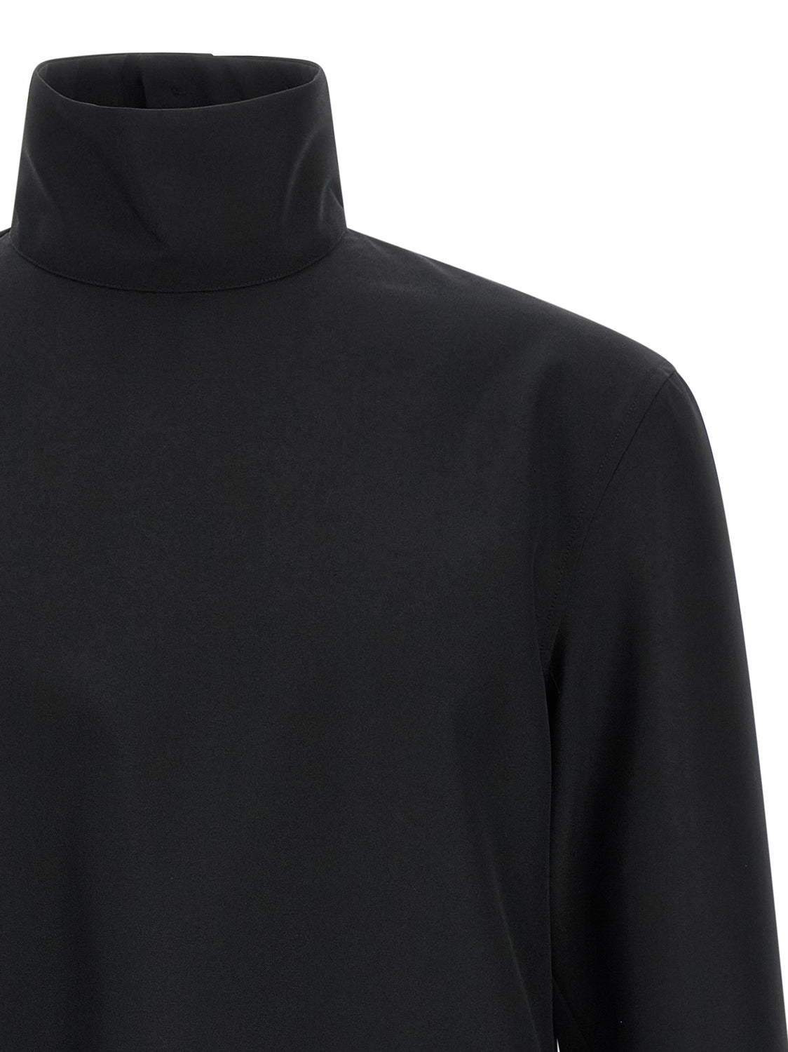 Black Polyester Blouse