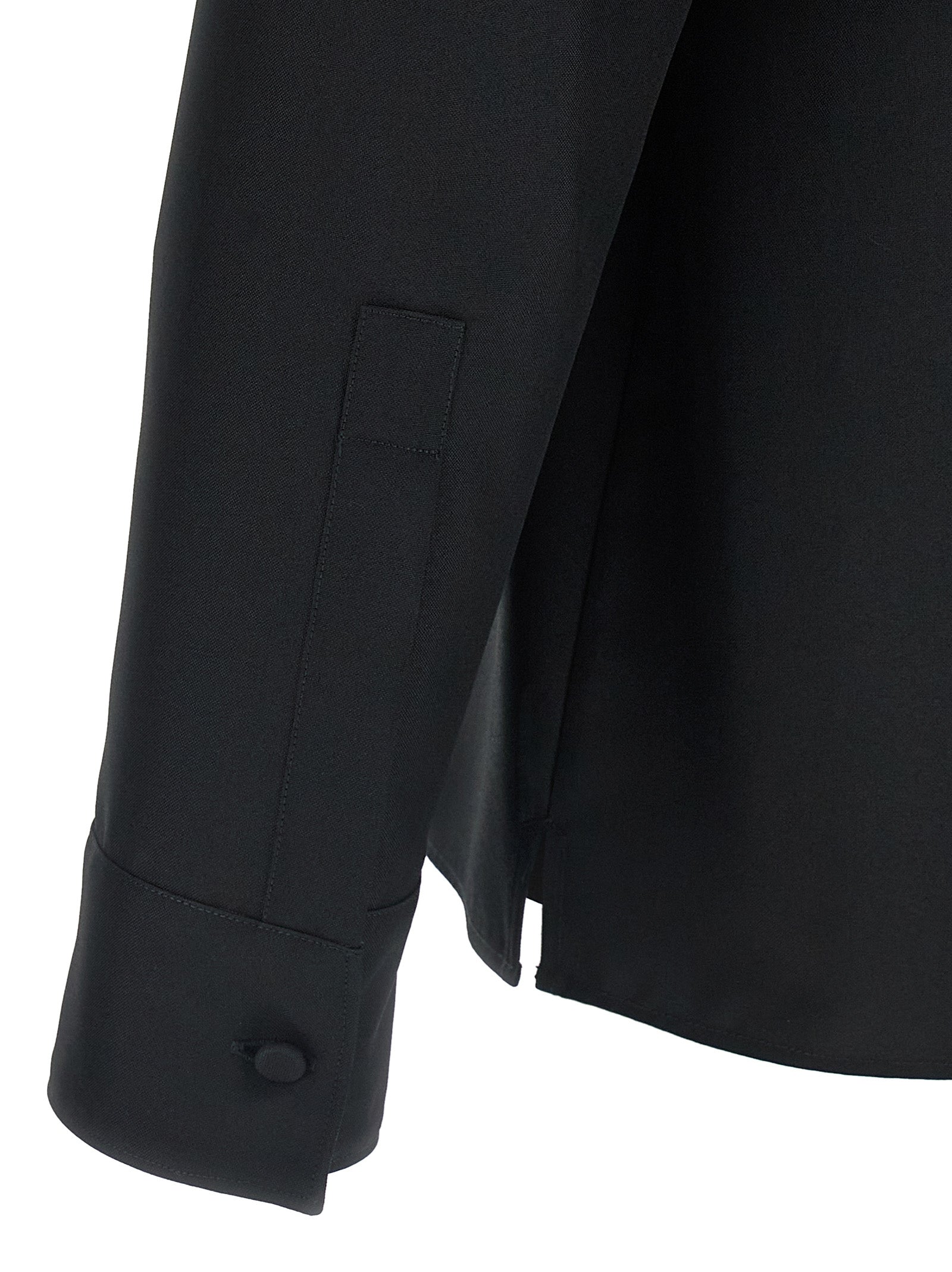 Black Polyester Blouse