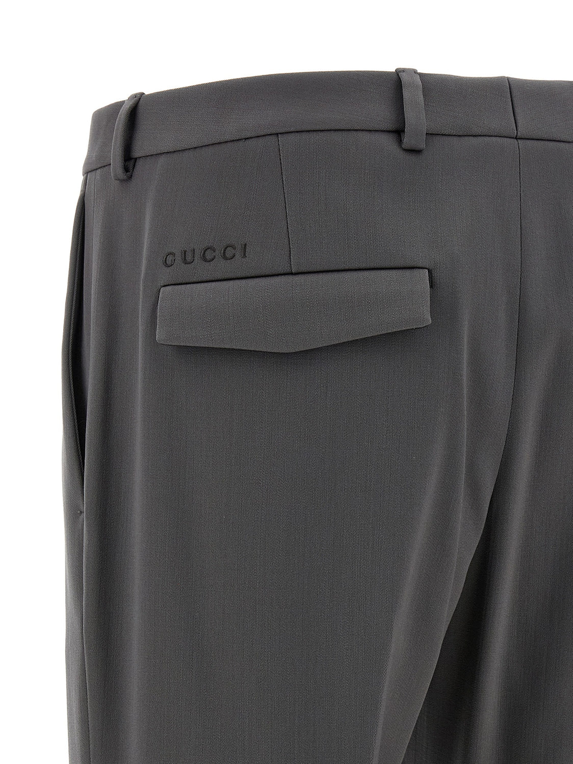 Gray Wool Dress Pants
