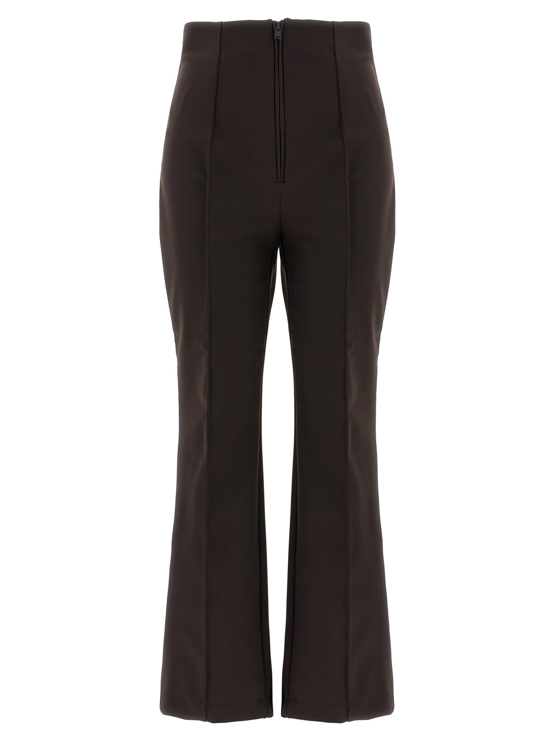 Brown Polyamide Athletic Pants