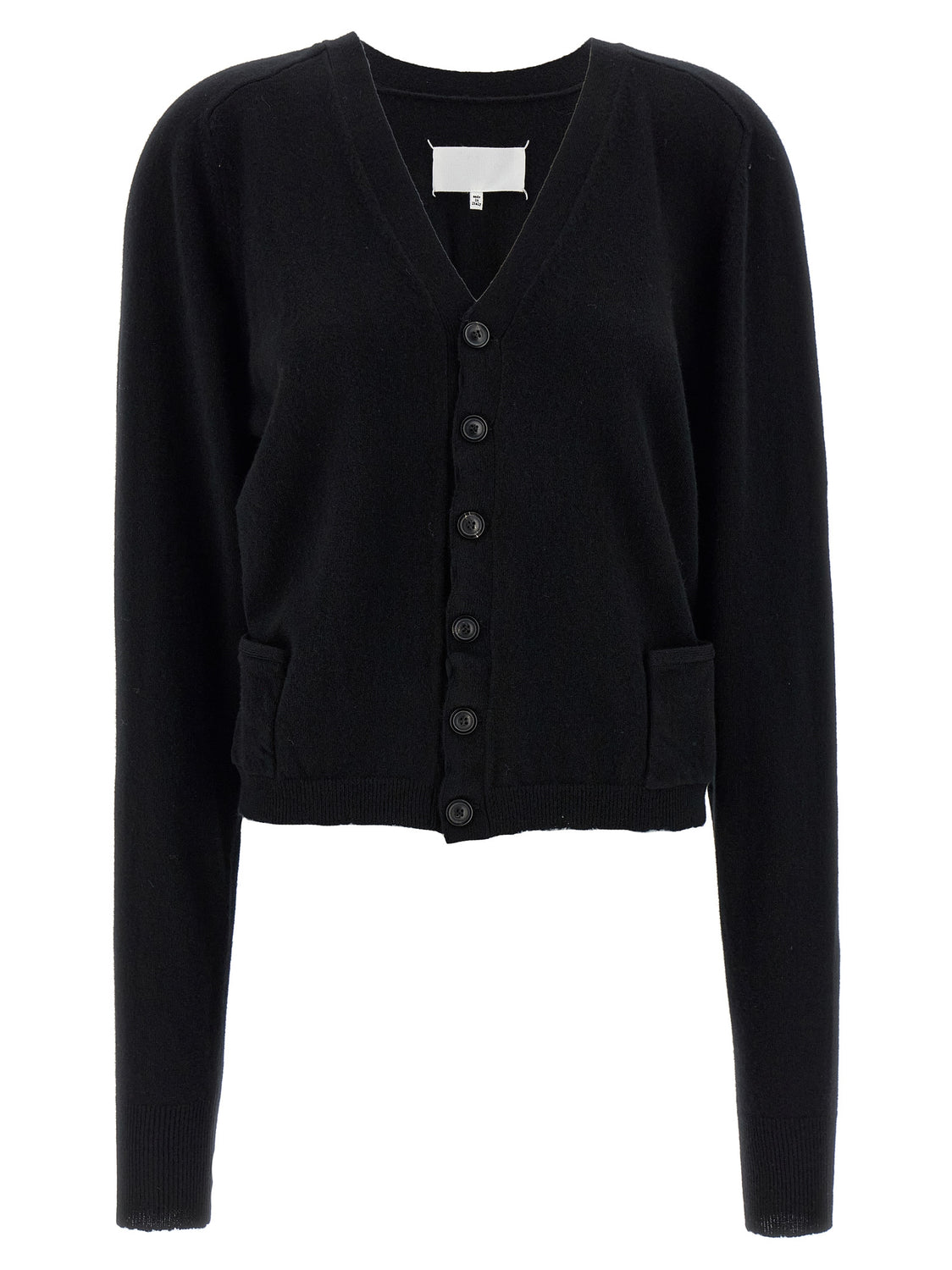 Black Wool Cardigan