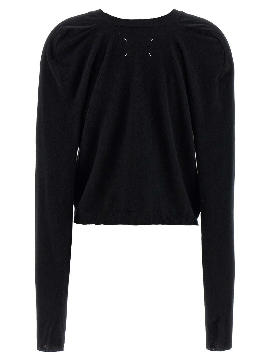Black Wool Cardigan