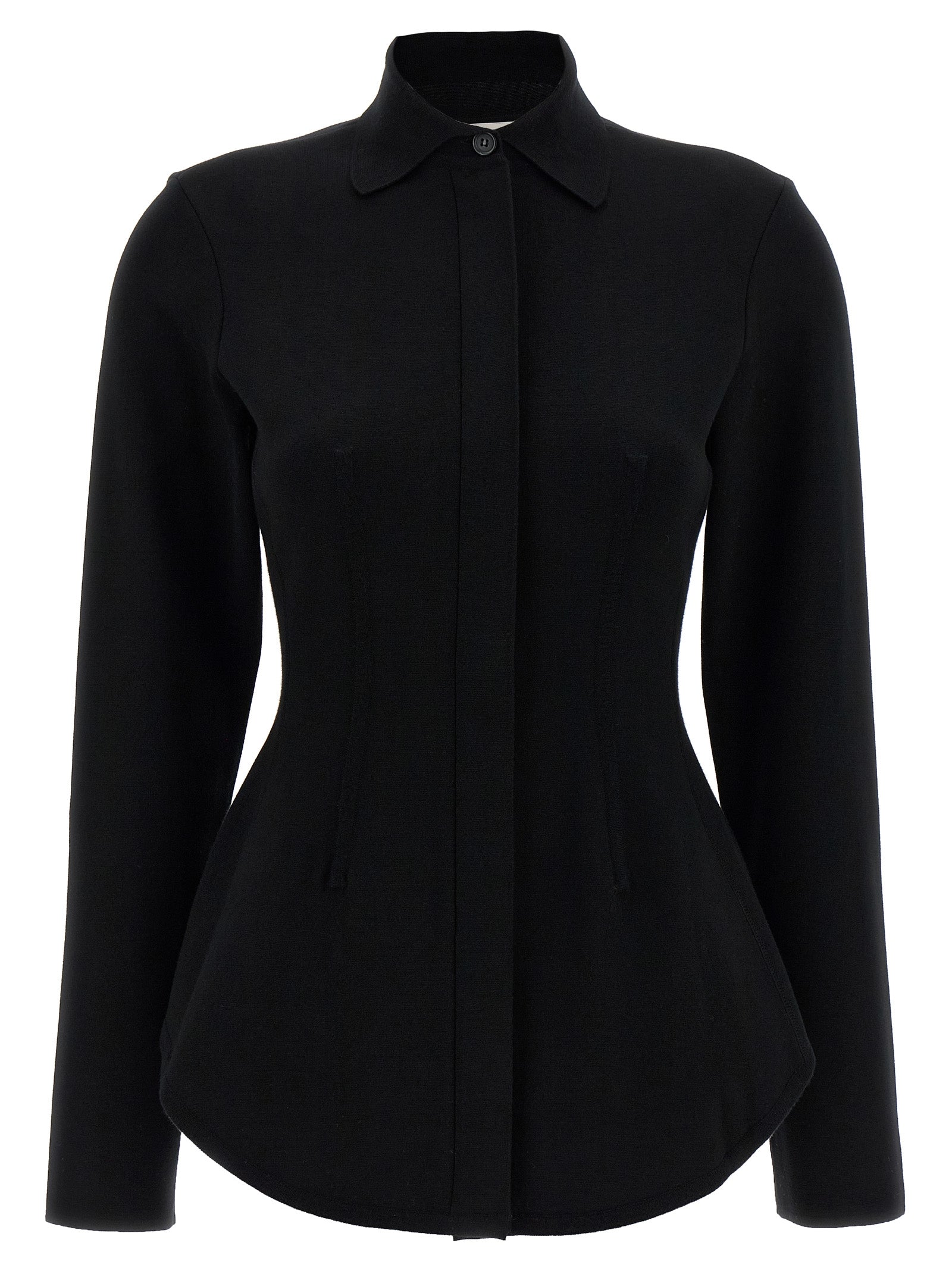 Black Viscose Blouse