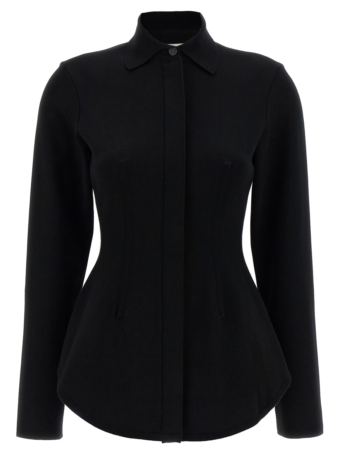Black Viscose Blouse