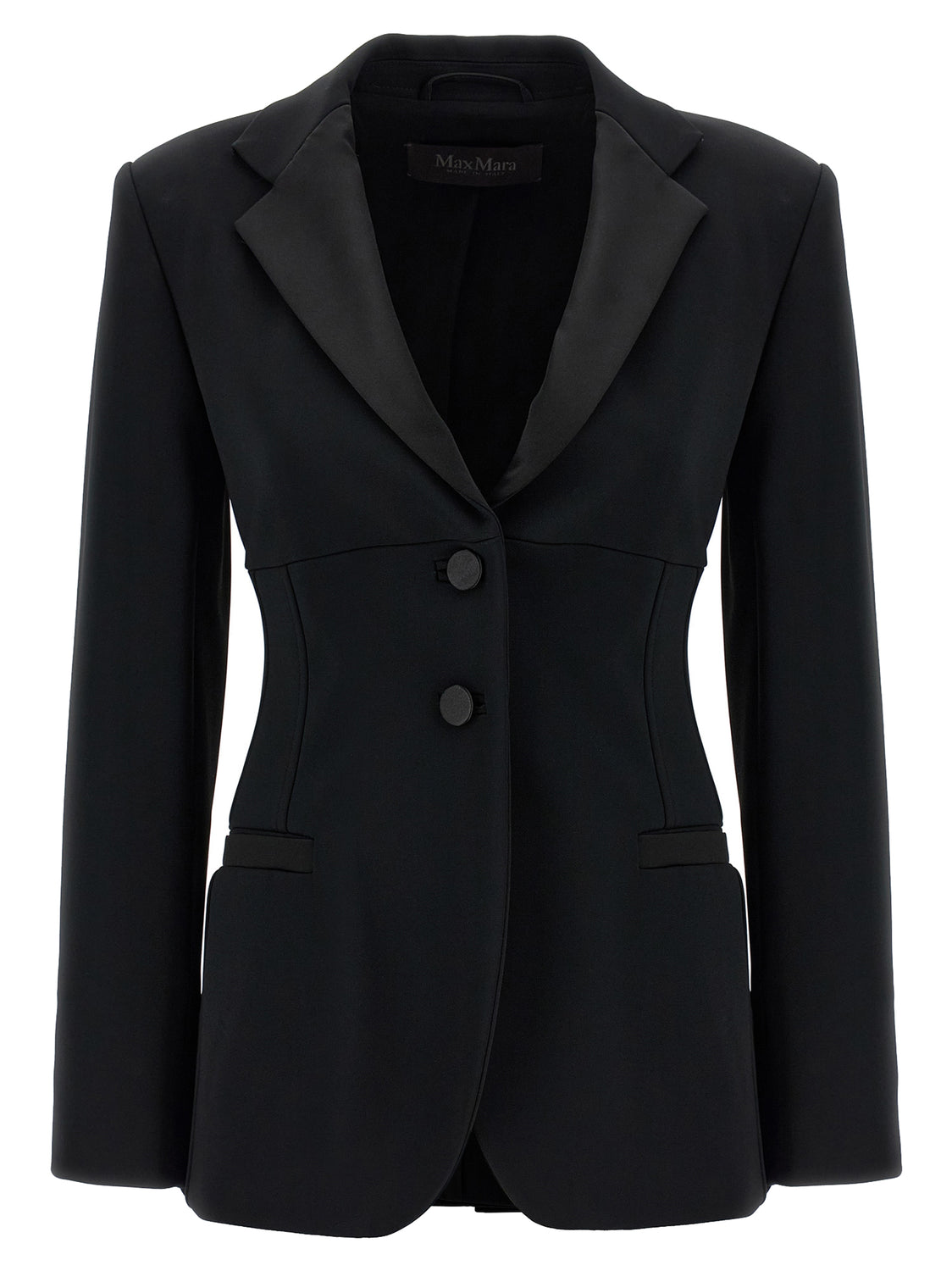 Black Viscose Blazer