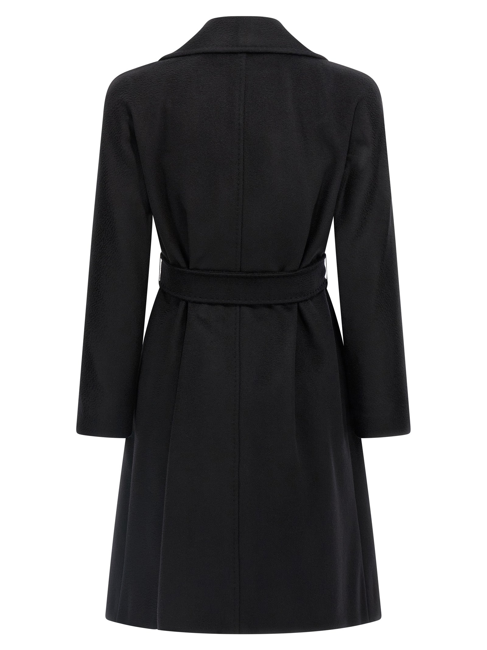 Black Virgin Wool Coat