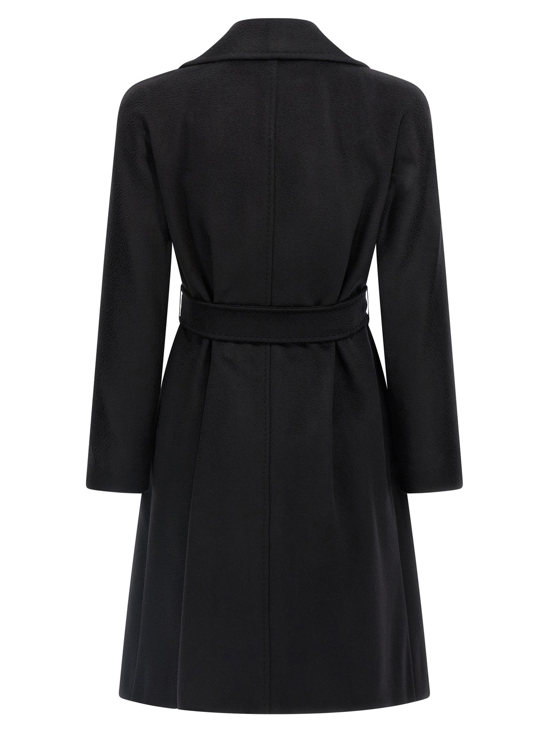 Black Virgin Wool Coat