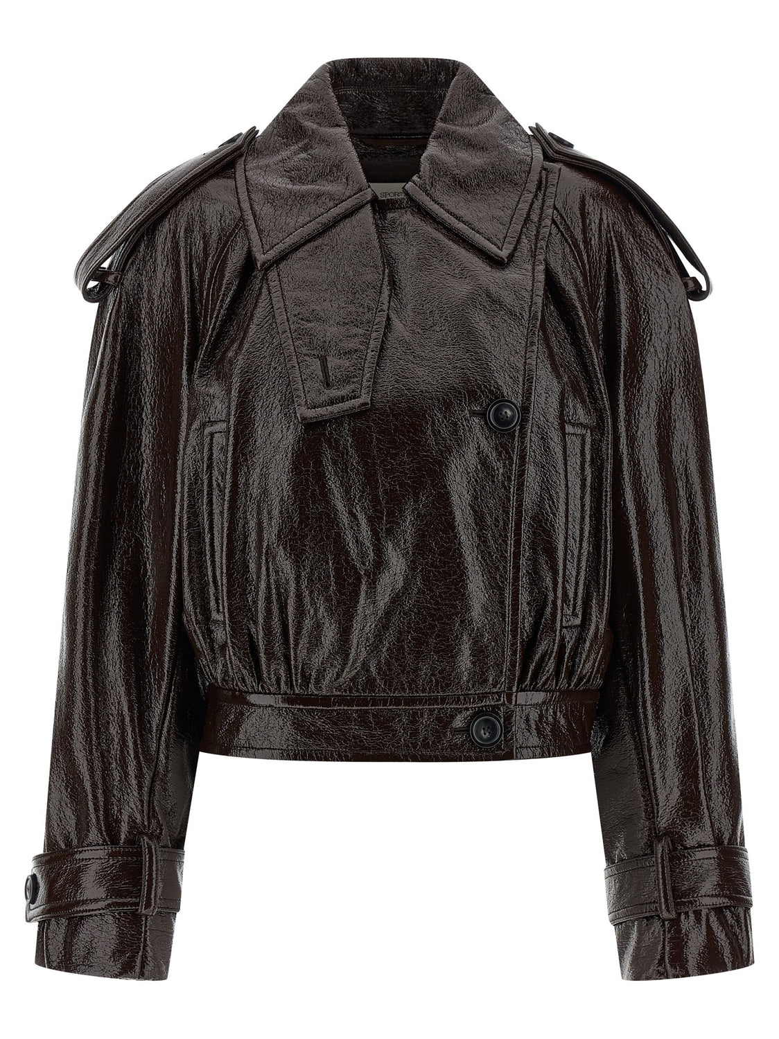 Brown Cotton Coat