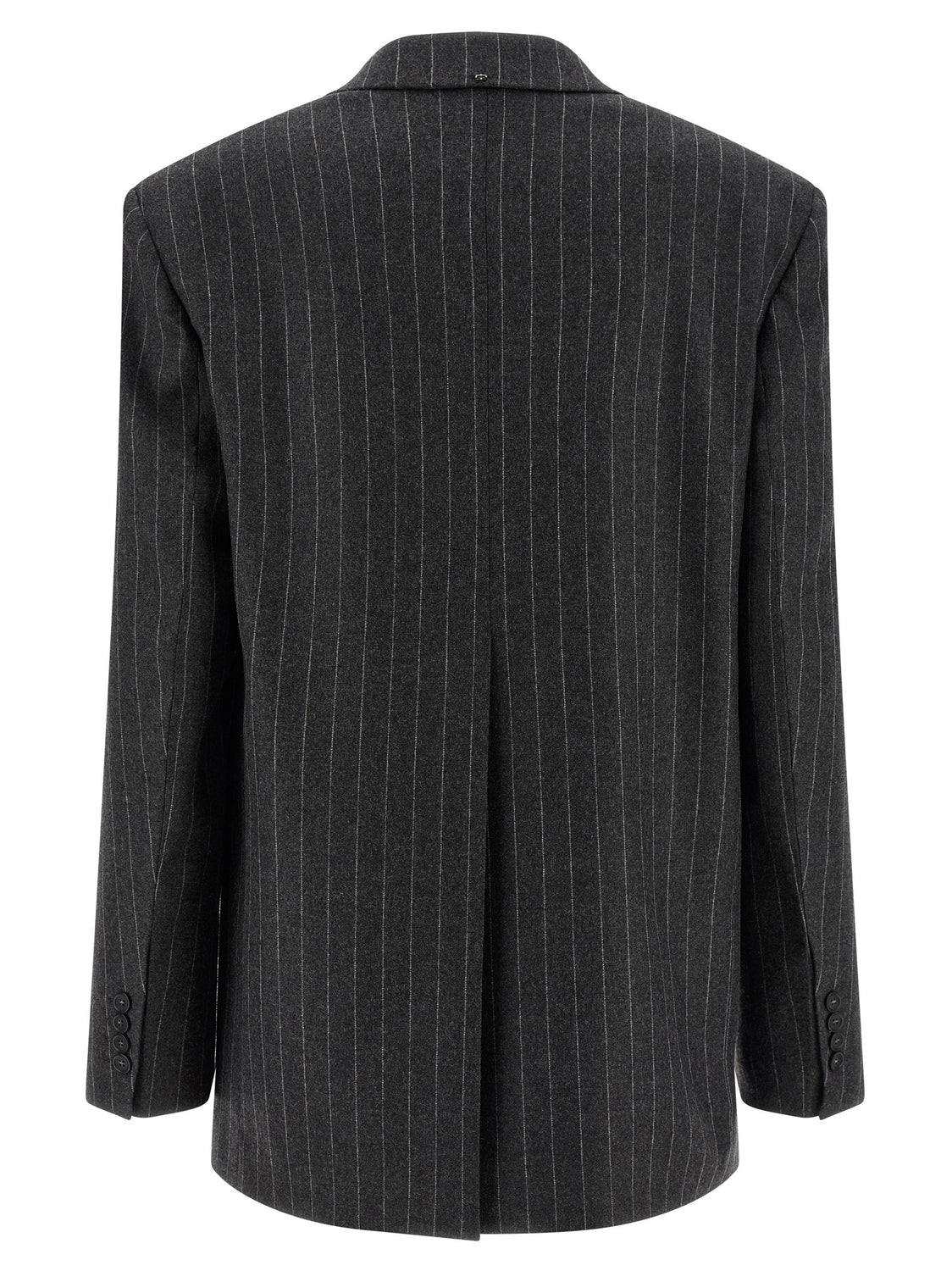 Gray Virgin Wool Blazer
