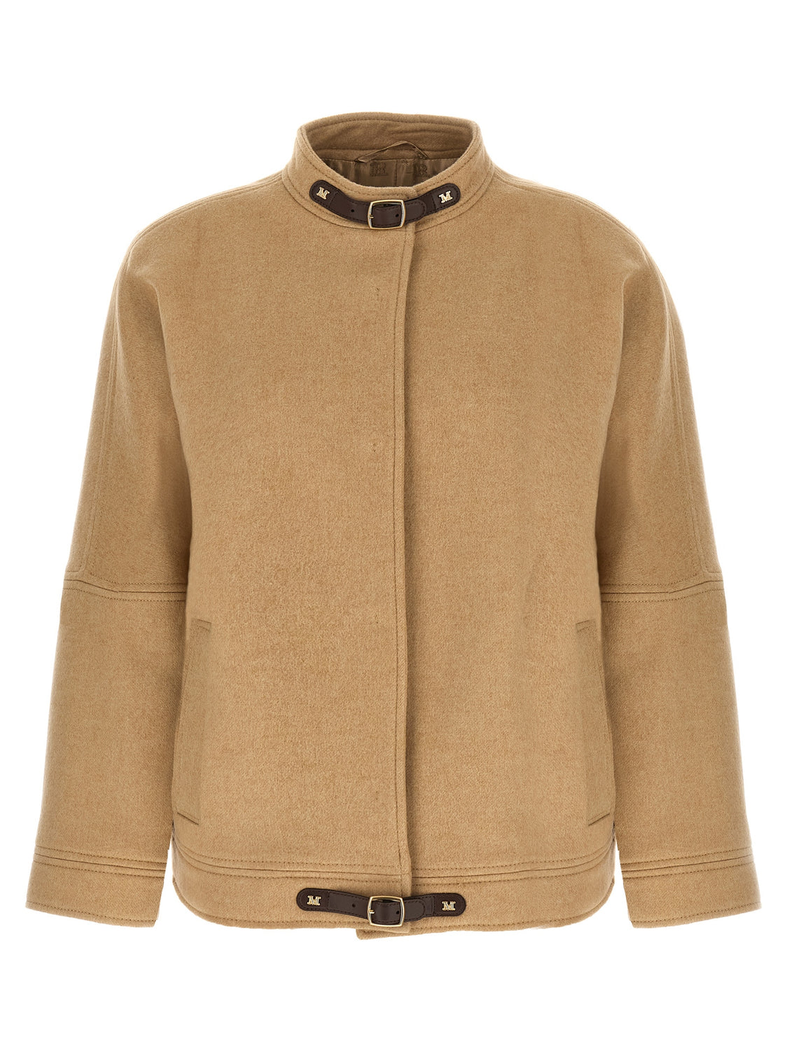 Beige Cashmere Bomber
