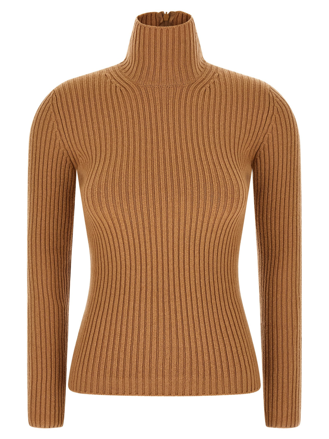 Beige Wool Cardigan