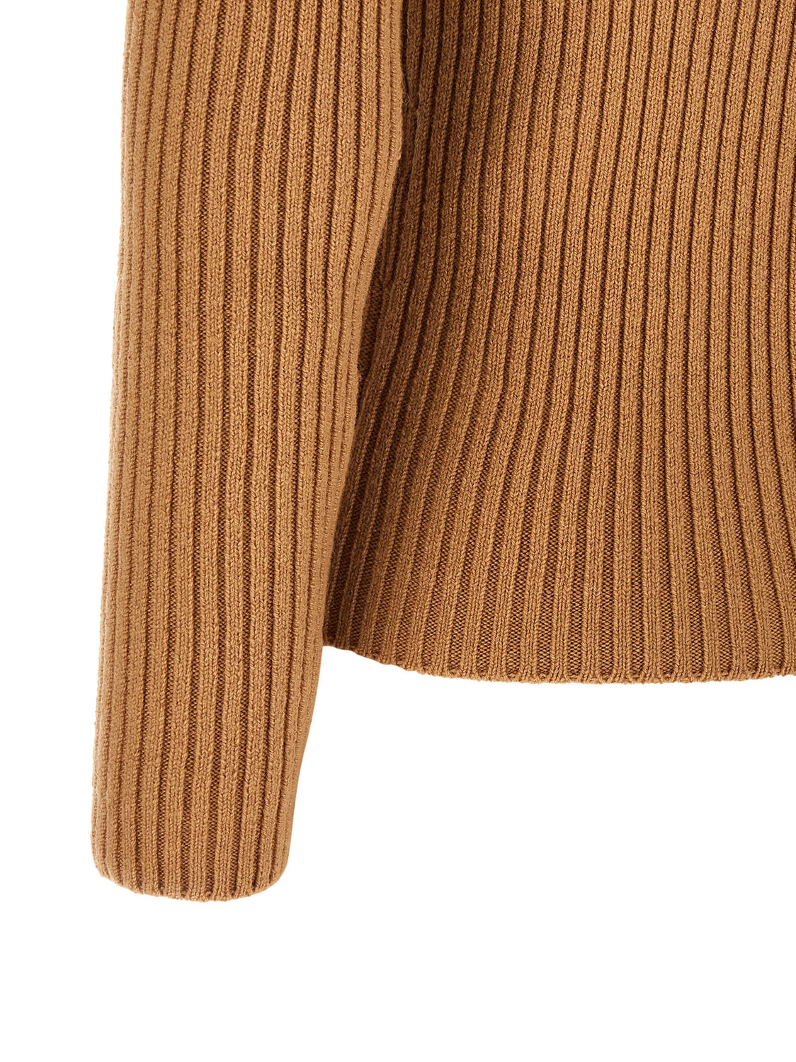 Beige Wool Cardigan