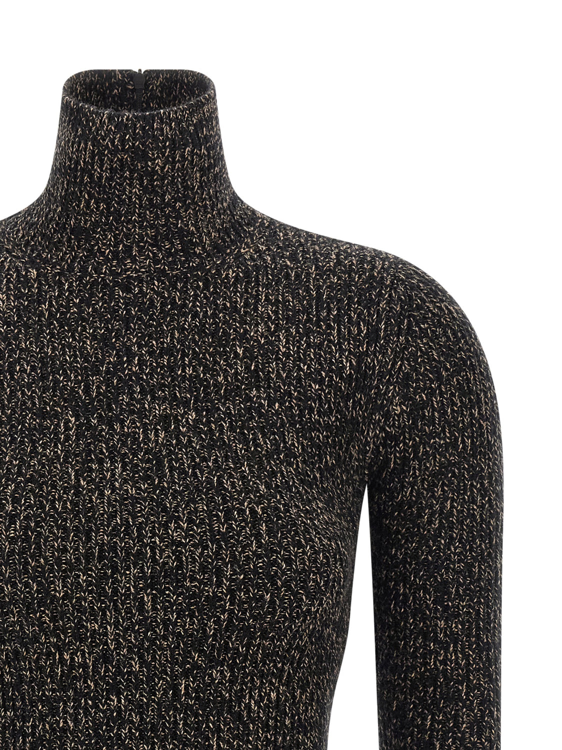Black Wool Cardigan