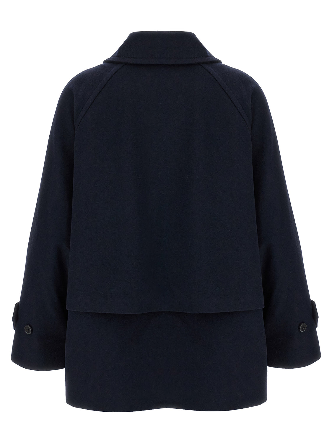 Blue Virgin Wool Coat