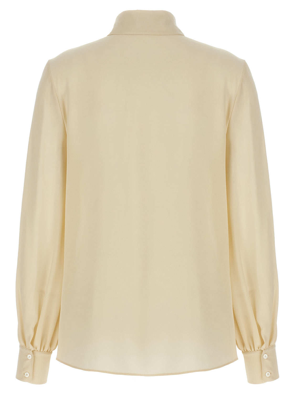 Beige Silk Blouse
