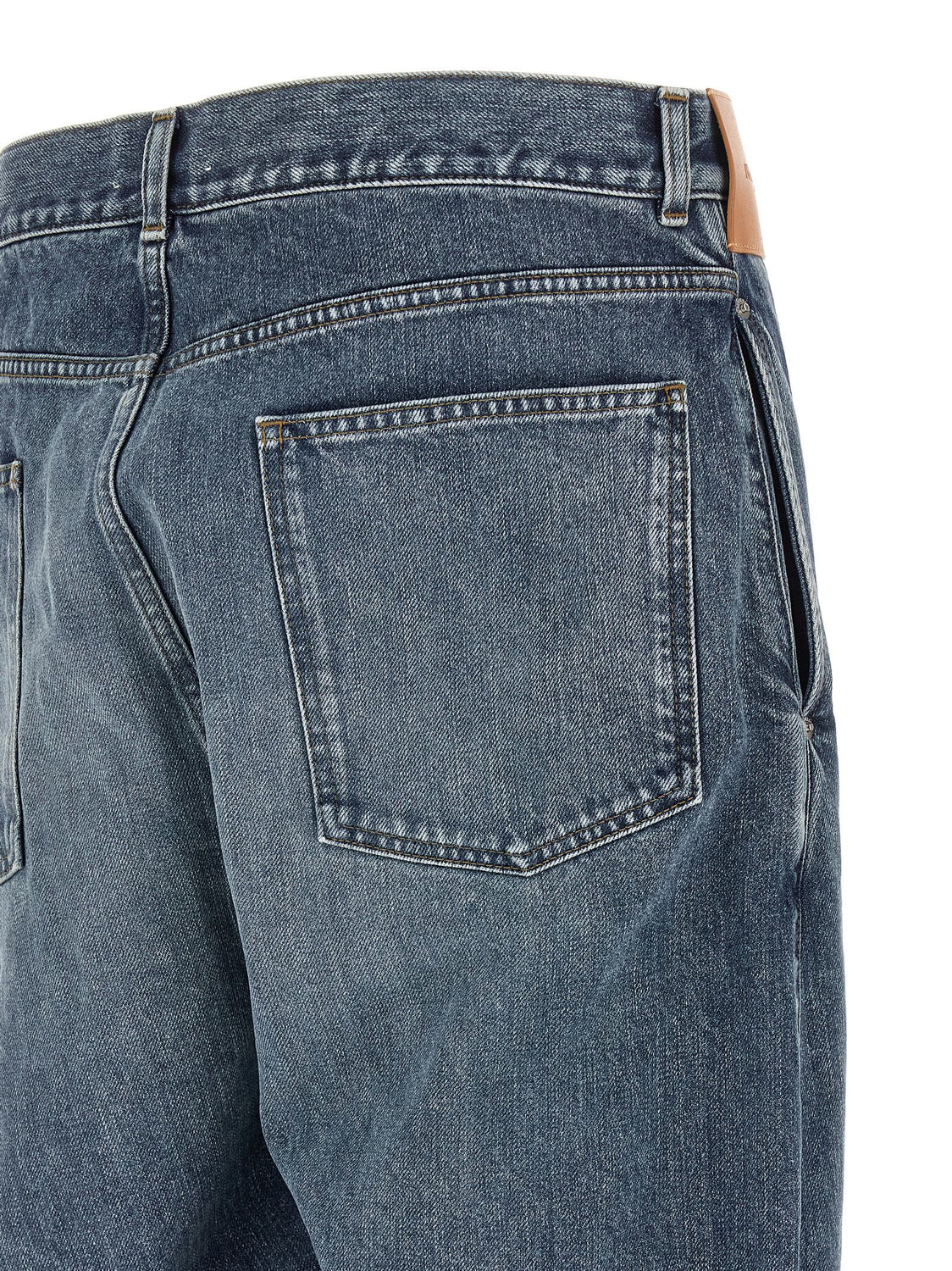 Blue Cotton Jeans Denim