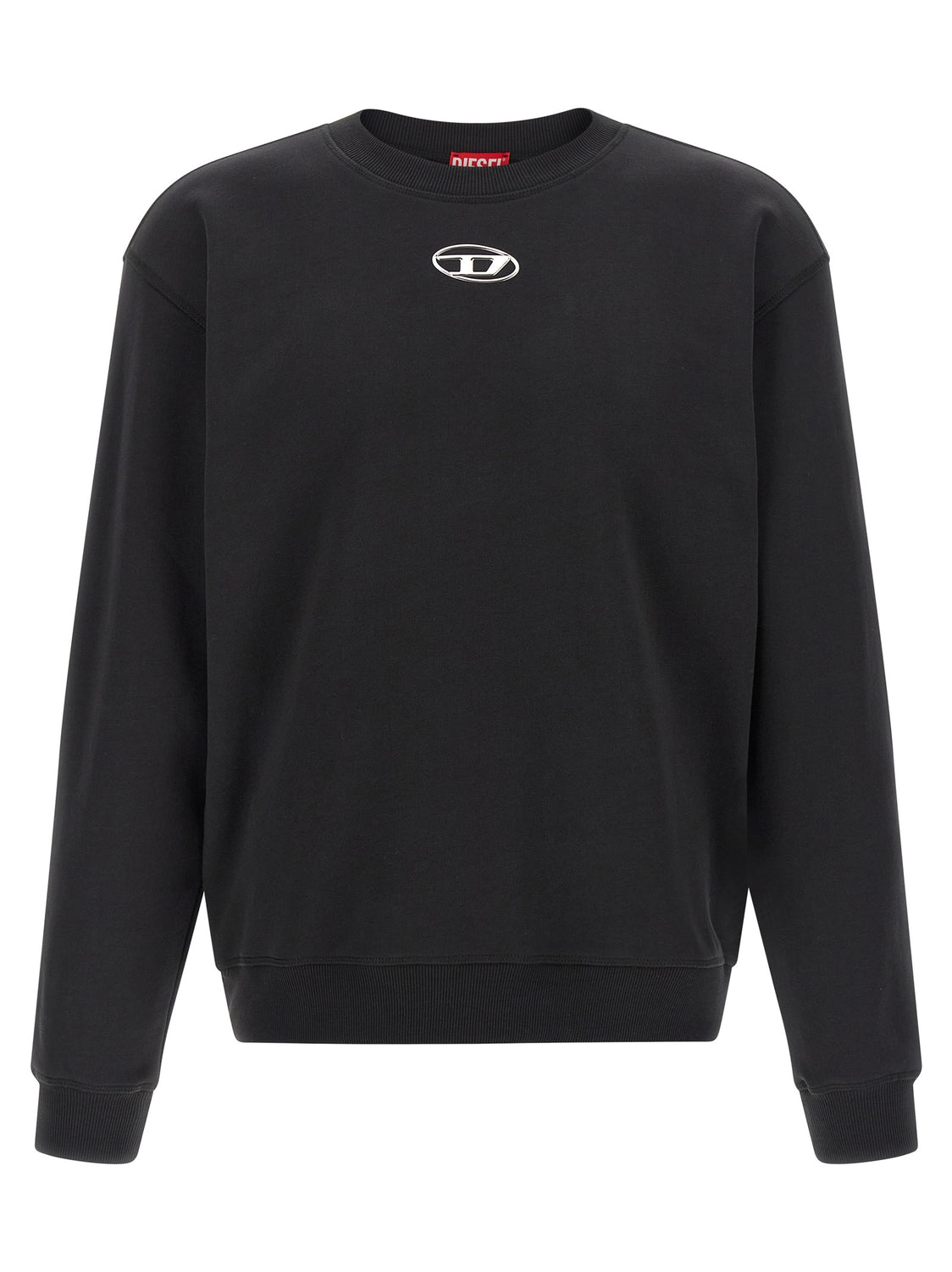 Black Cotton Sweatshirt