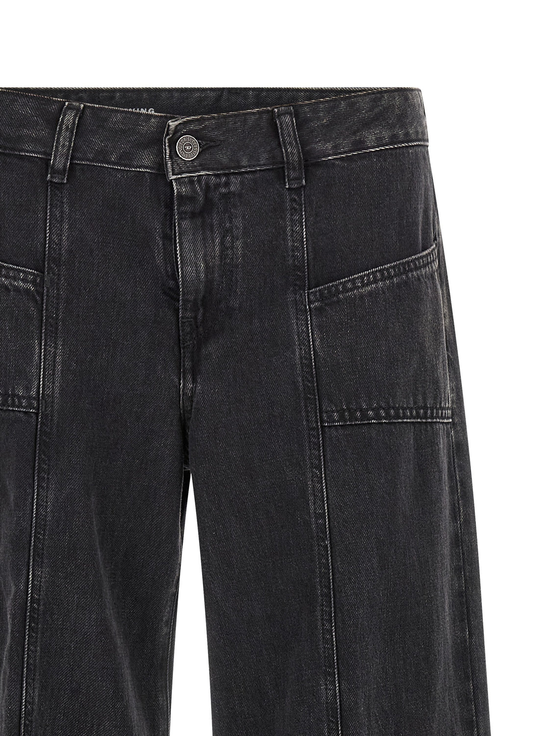 Black Cotton Jeans Denim