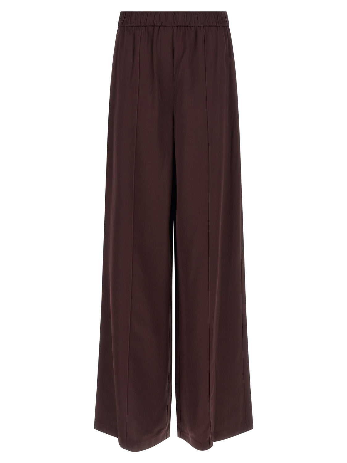 Bordeaux Viscose Casual Pants