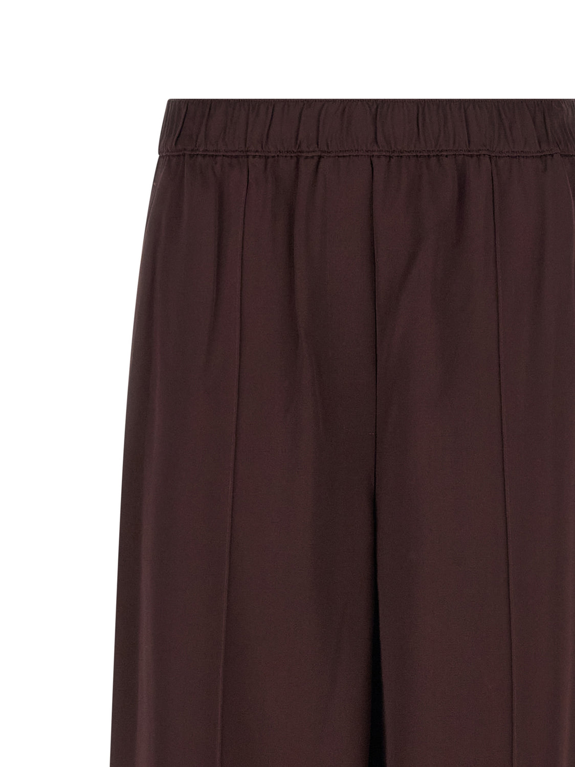 Bordeaux Viscose Casual Pants