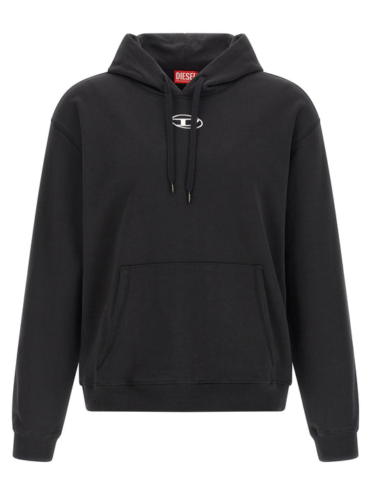 Black Cotton Sweatshirt