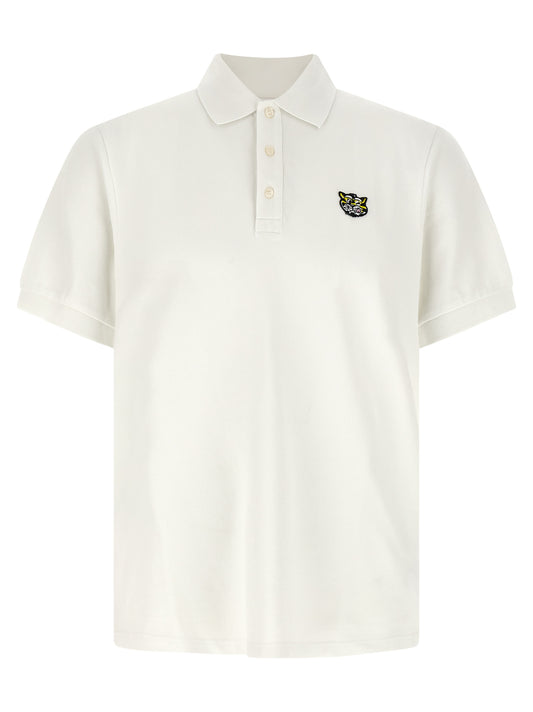 White Cotton Polo Shirt