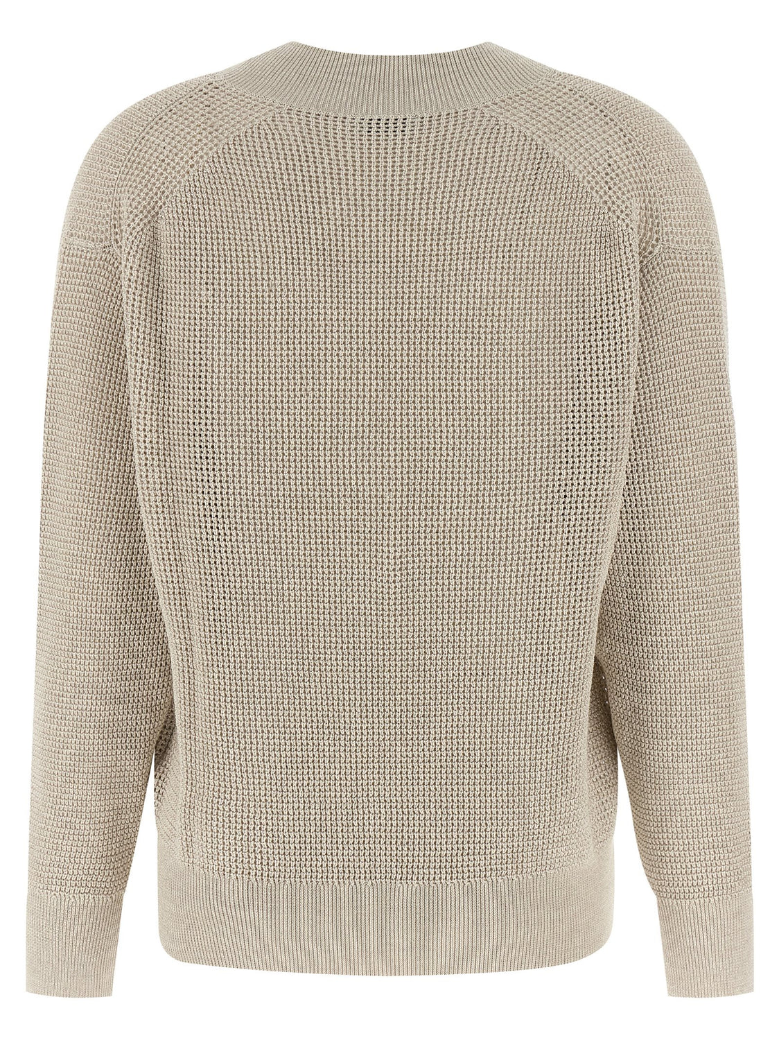 Beige Cotton Cardigan