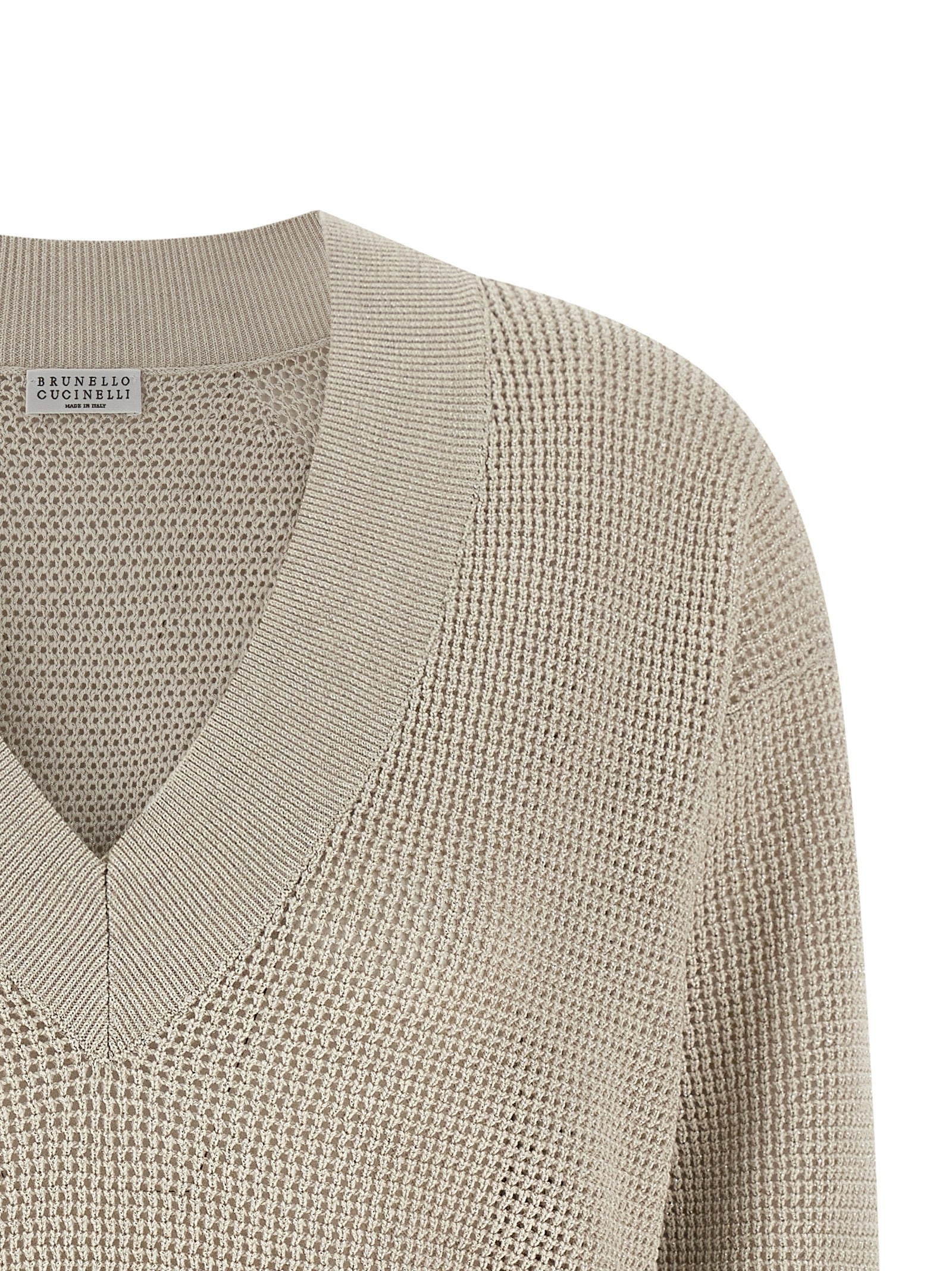 Beige Cotton Cardigan